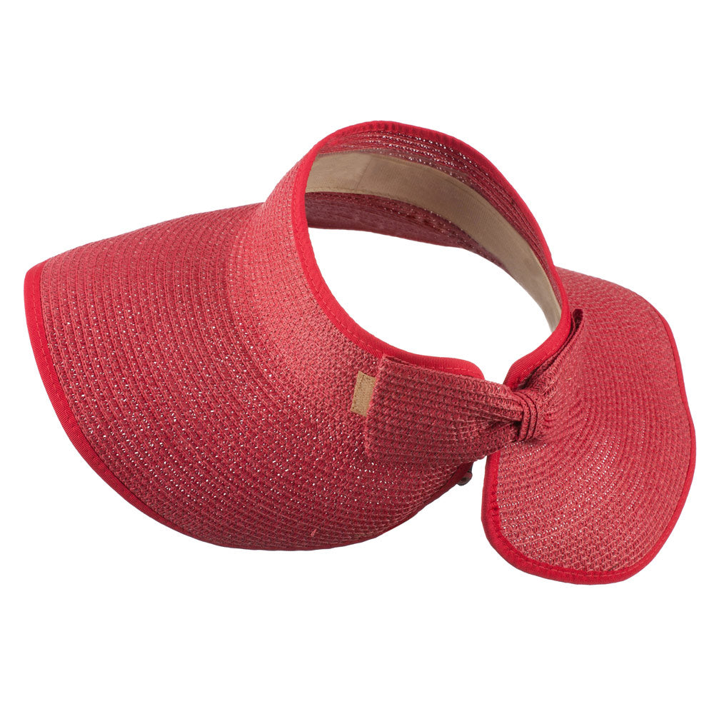 UPF 50+ Bow Closure Roll Up Visor