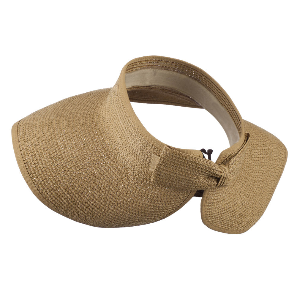 UPF 50+ Bow Closure Roll Up Visor