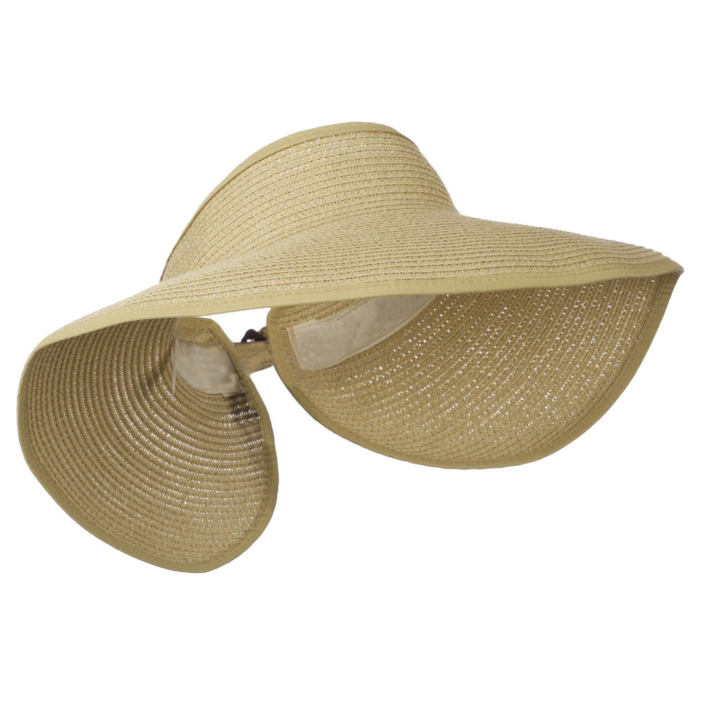 UPF 50+ Bow Closure Roll Up Visor