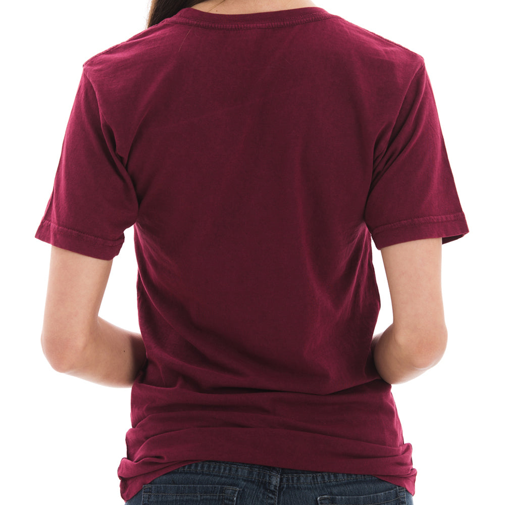 Unisex Lane Seven Ring Spun Cotton Vintage Short Sleeve Crewneck Tee Shirt