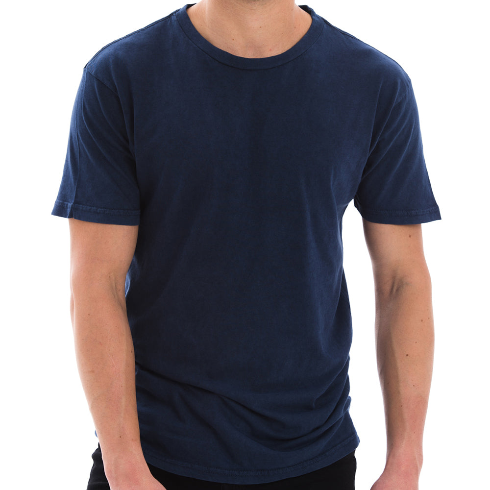 Unisex Lane Seven Ring Spun Cotton Vintage Short Sleeve Crewneck Tee Shirt