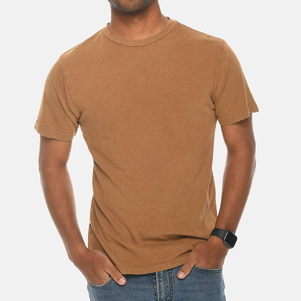 Unisex Lane Seven Ring Spun Cotton Vintage Short Sleeve Crewneck Tee Shirt