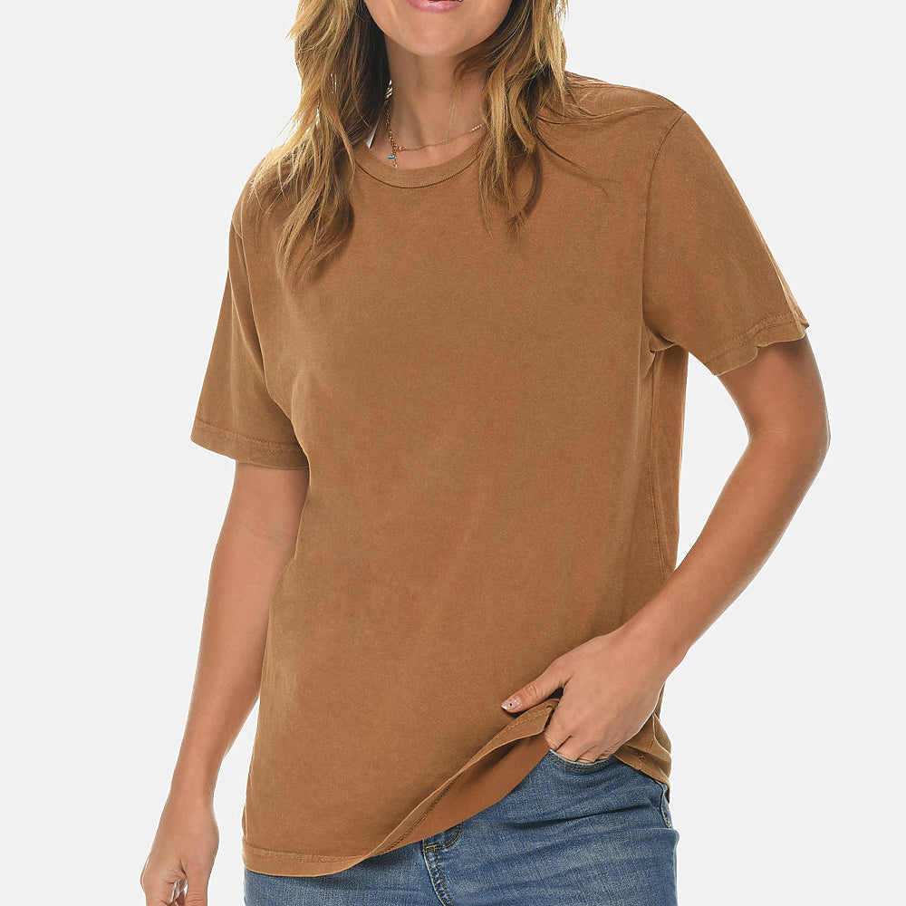 Unisex Lane Seven Ring Spun Cotton Vintage Short Sleeve Crewneck Tee Shirt