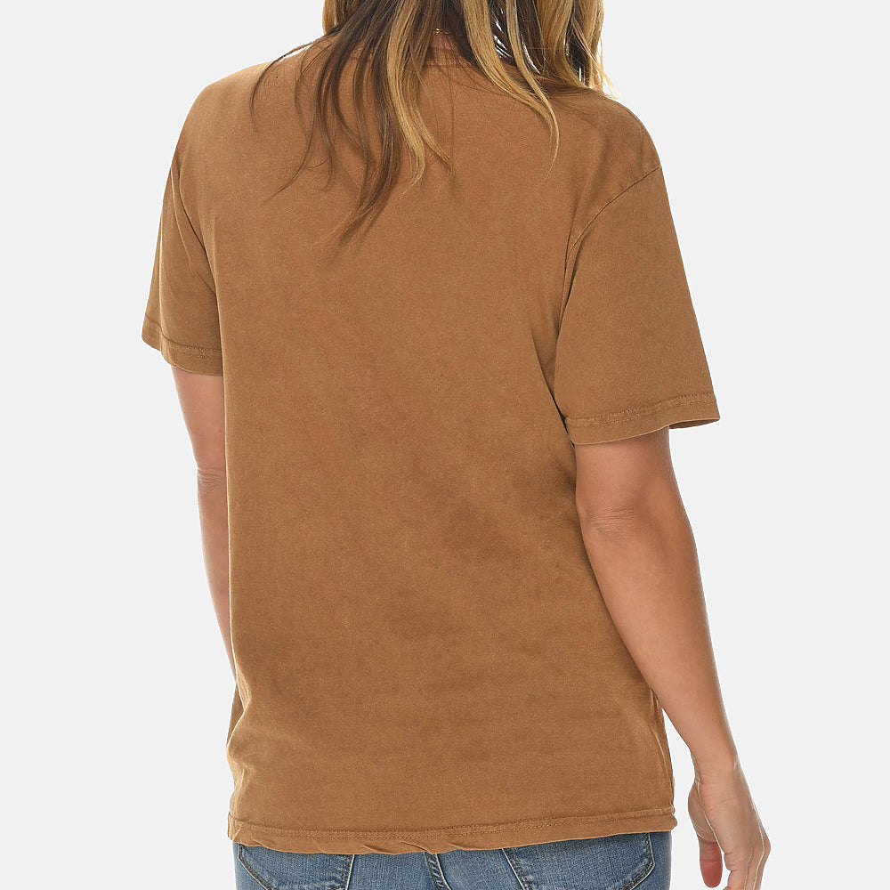 Unisex Lane Seven Ring Spun Cotton Vintage Short Sleeve Crewneck Tee Shirt