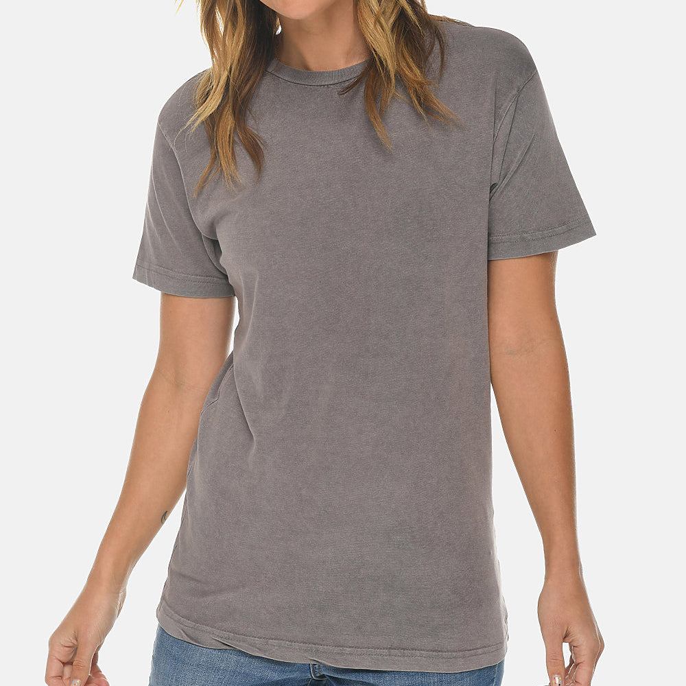 Unisex Lane Seven Ring Spun Cotton Vintage Short Sleeve Crewneck Tee Shirt