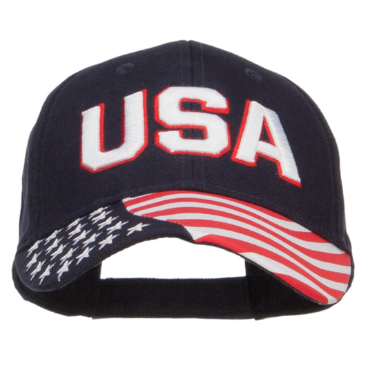 3D USA Flag Cotton Twill Cap