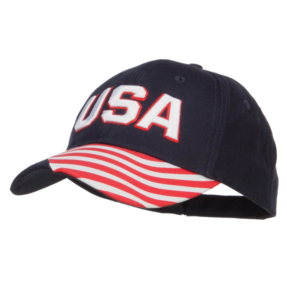 3D USA Flag Cotton Twill Cap
