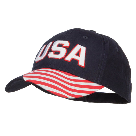 3D USA Flag Cotton Twill Cap