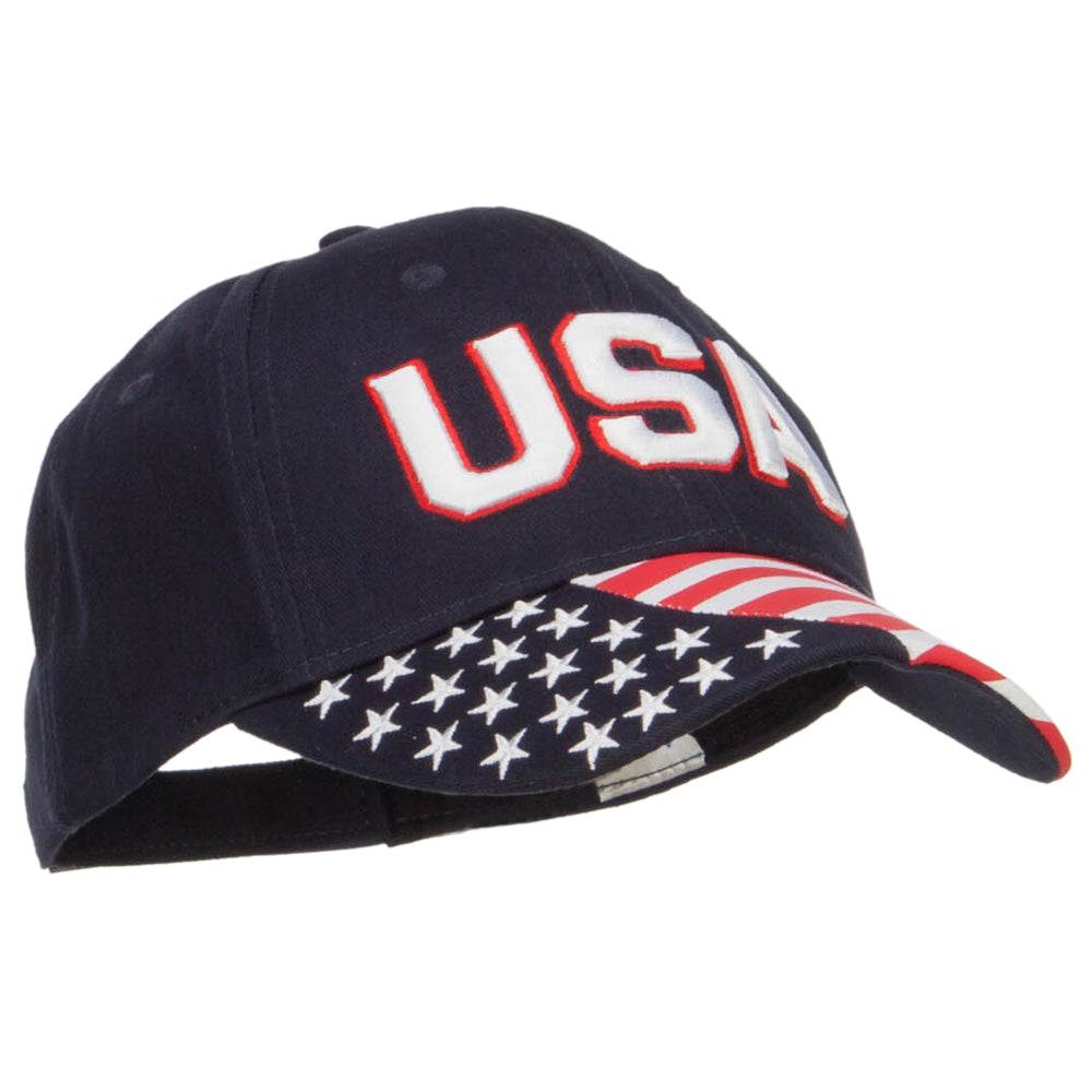 3D USA Flag Cotton Twill Cap