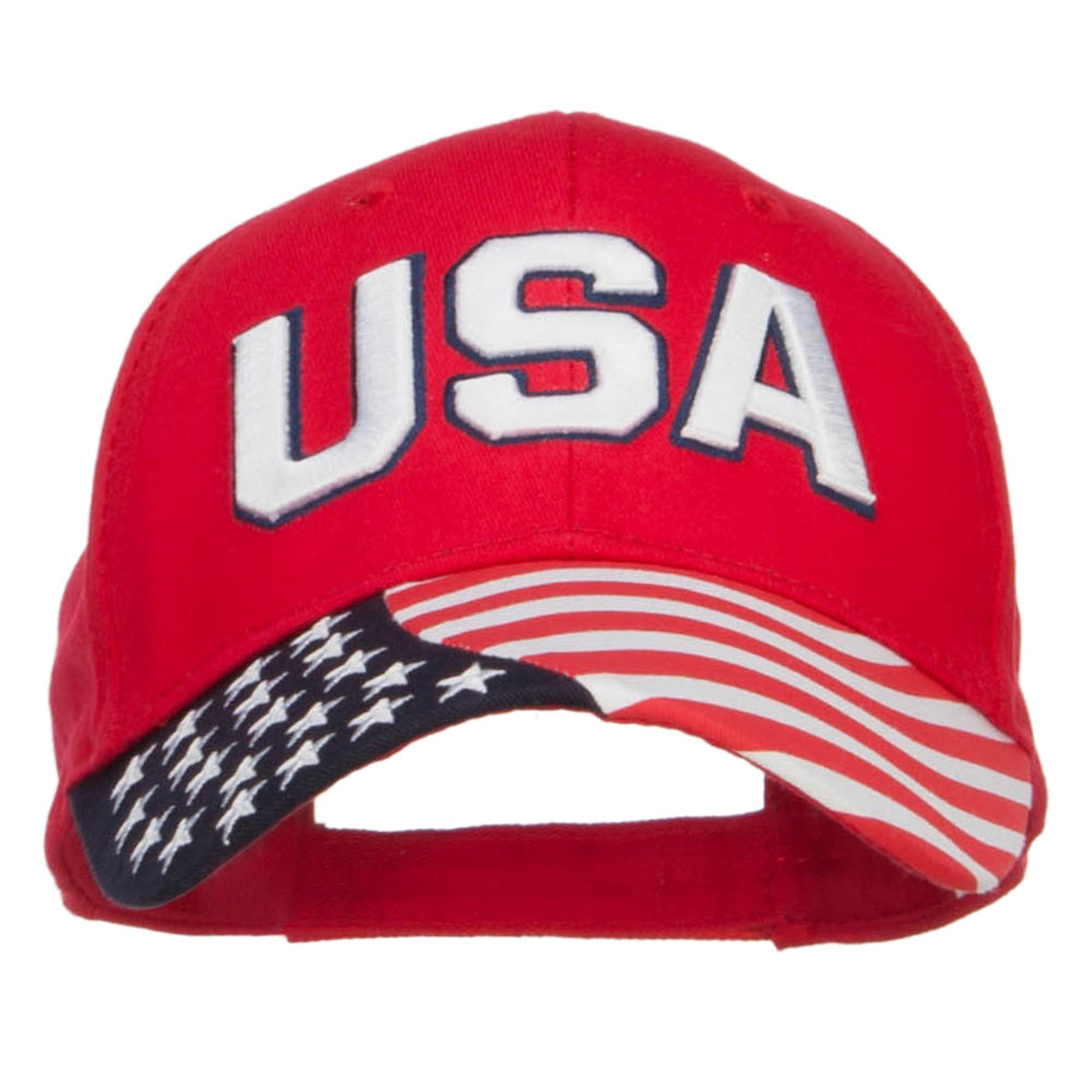 3D USA Flag Cotton Twill Cap