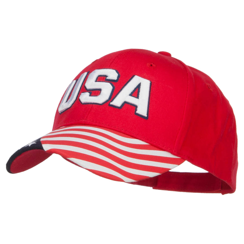 3D USA Flag Cotton Twill Cap