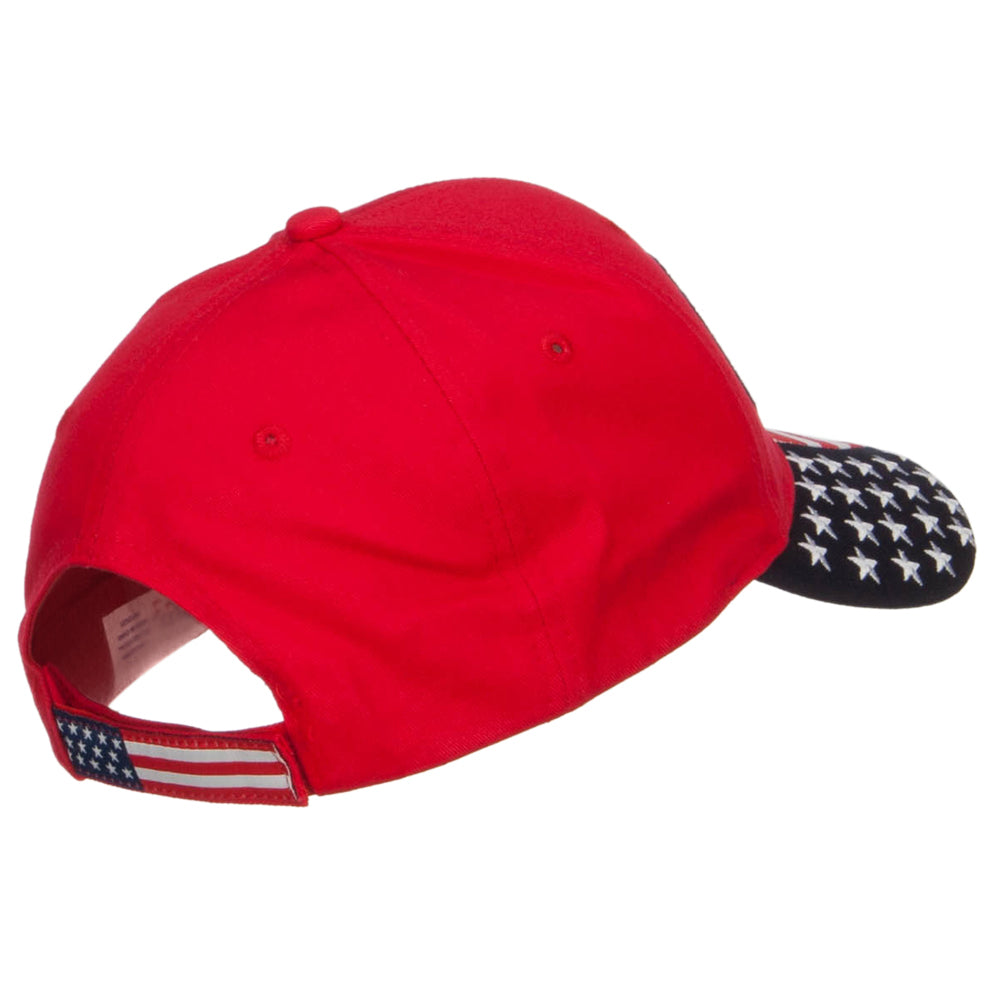 3D USA Flag Cotton Twill Cap