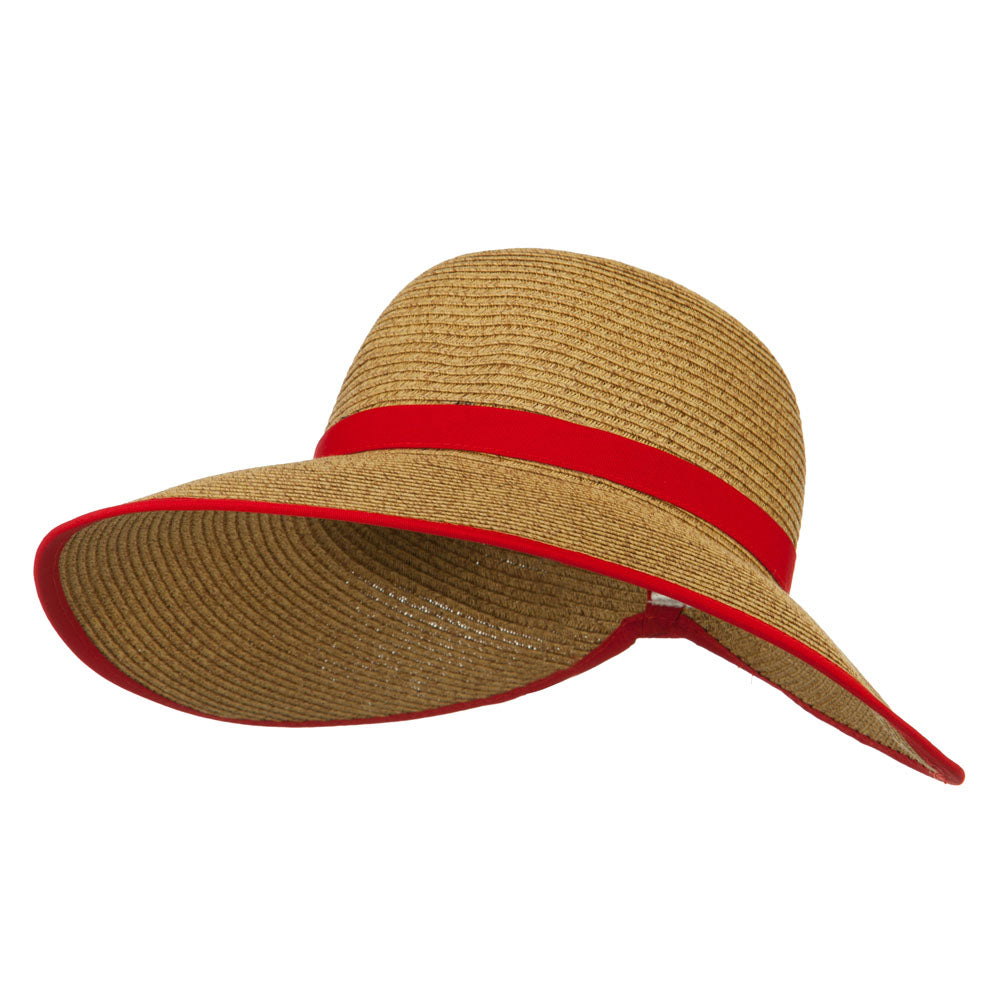 UPF 50+ Gardening Hat with Ribbon Trim Accent