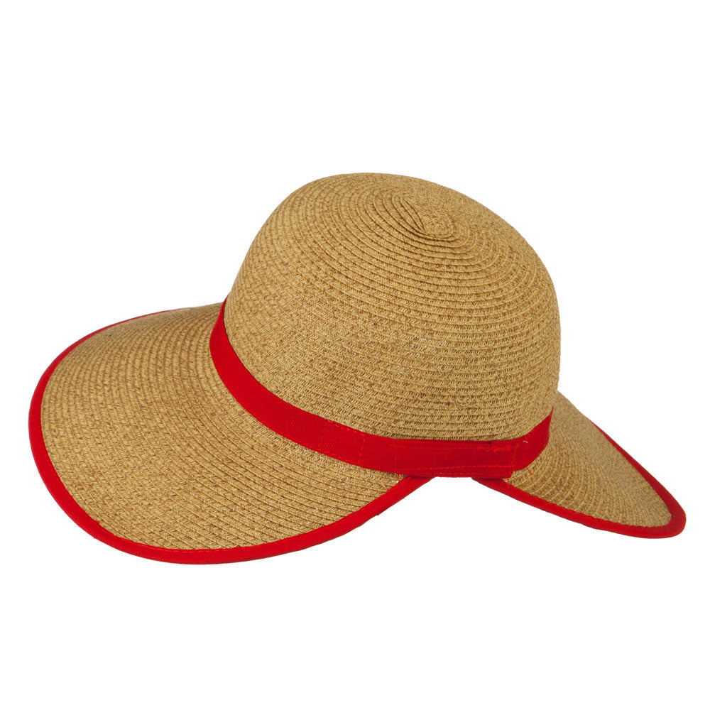 UPF 50+ Gardening Hat with Ribbon Trim Accent