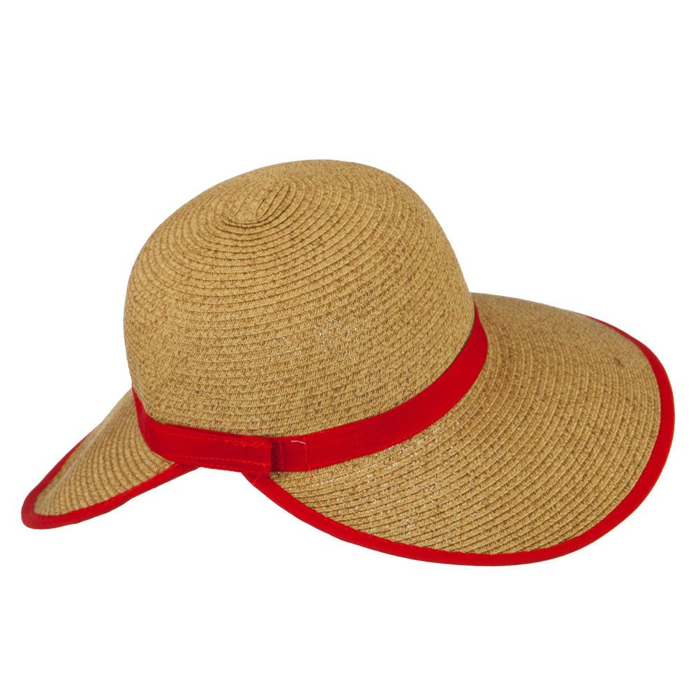 UPF 50+ Gardening Hat with Ribbon Trim Accent