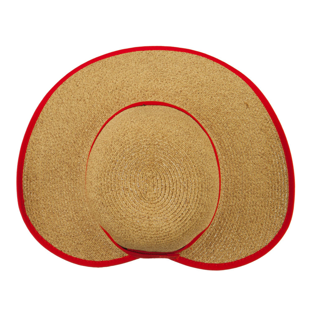 UPF 50+ Gardening Hat with Ribbon Trim Accent