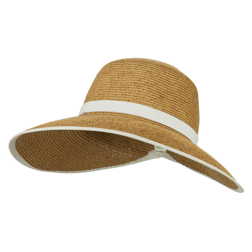 UPF 50+ Gardening Hat with Ribbon Trim Accent