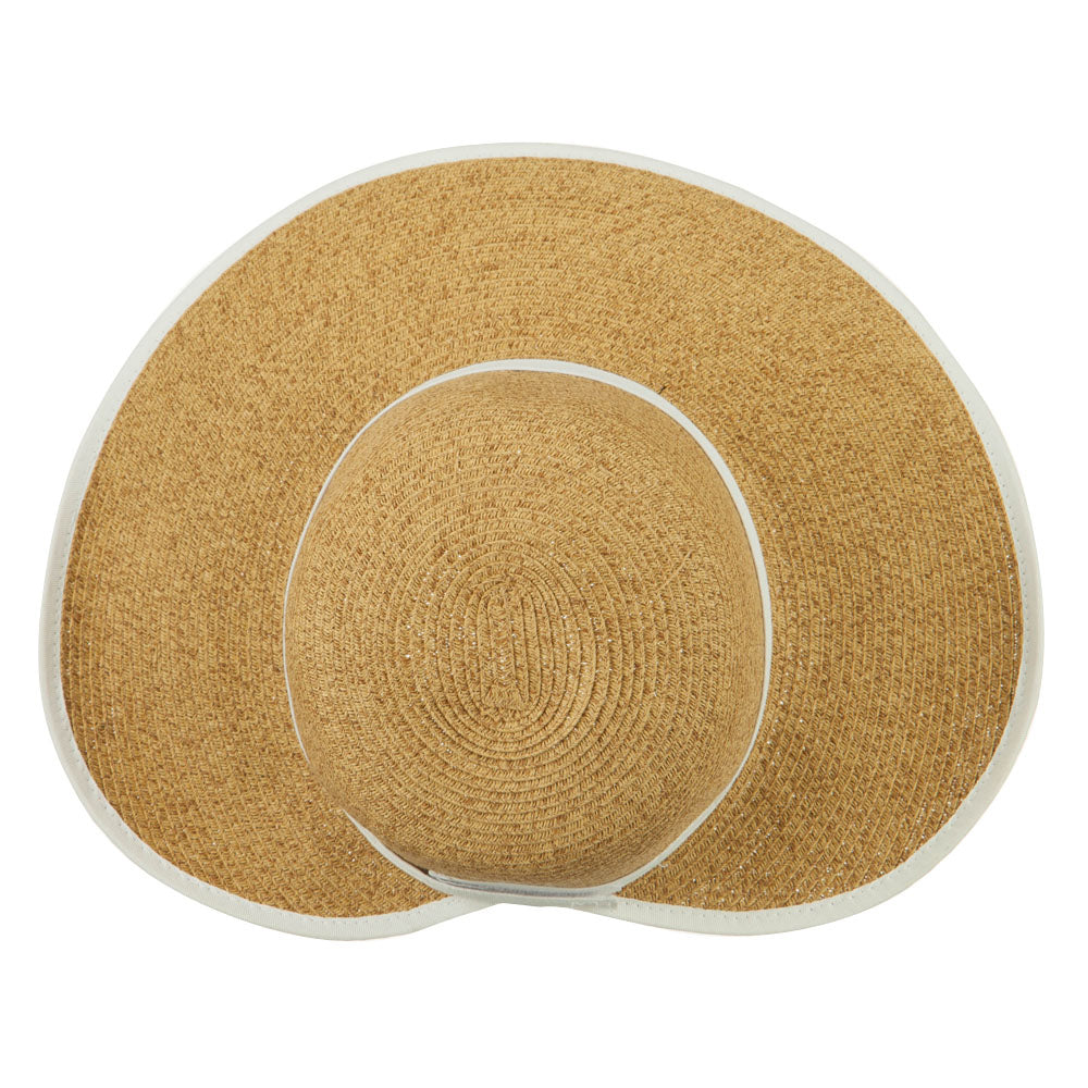UPF 50+ Gardening Hat with Ribbon Trim Accent