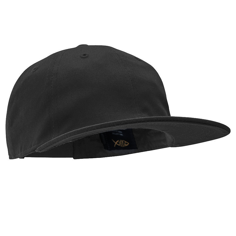 Unconstructed High Profile Cotton Flat Bill Cap