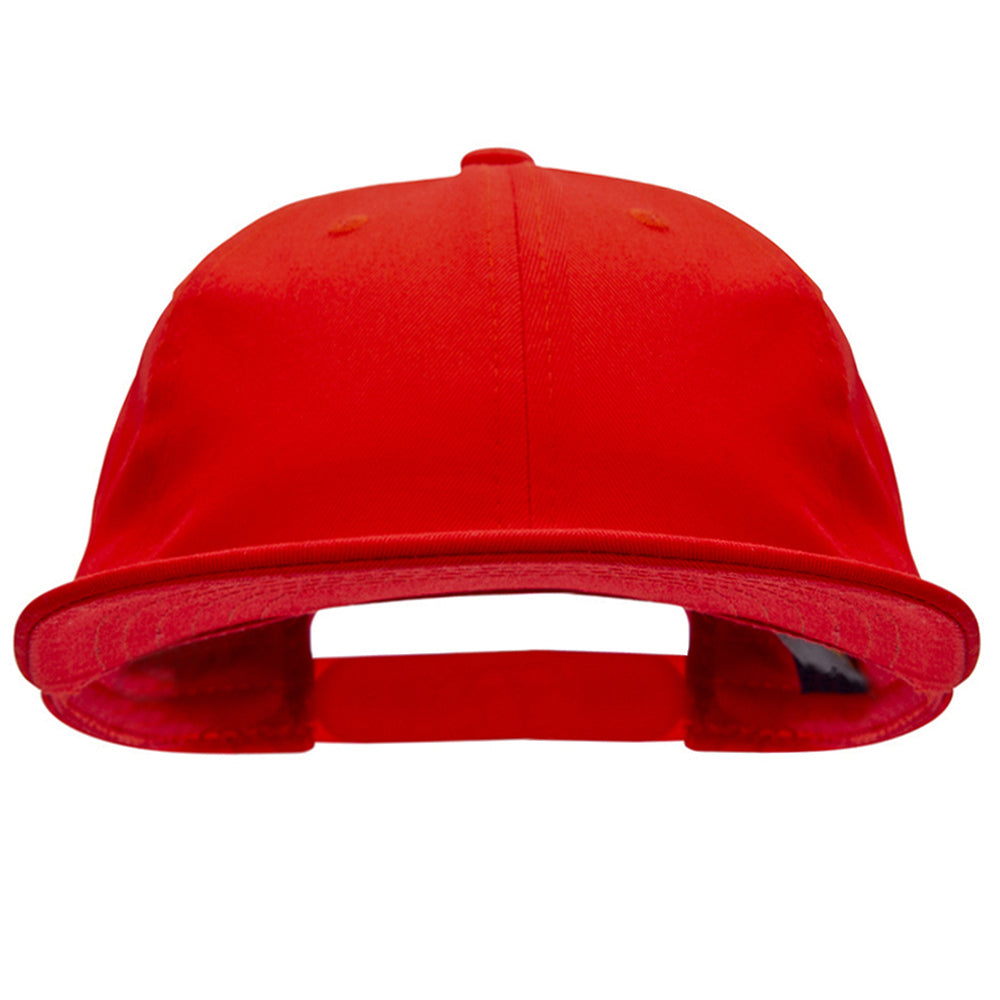 Unconstructed High Profile Cotton Flat Bill Cap