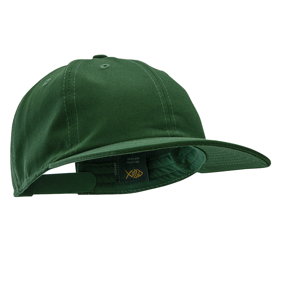 Unconstructed High Profile Cotton Flat Bill Cap