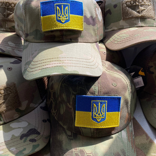 4-pk Ukraine Flag Patches - IronOn/Velcro/Tactical