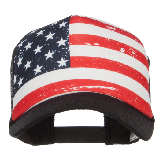 USA Flag Foam Trucker Cap