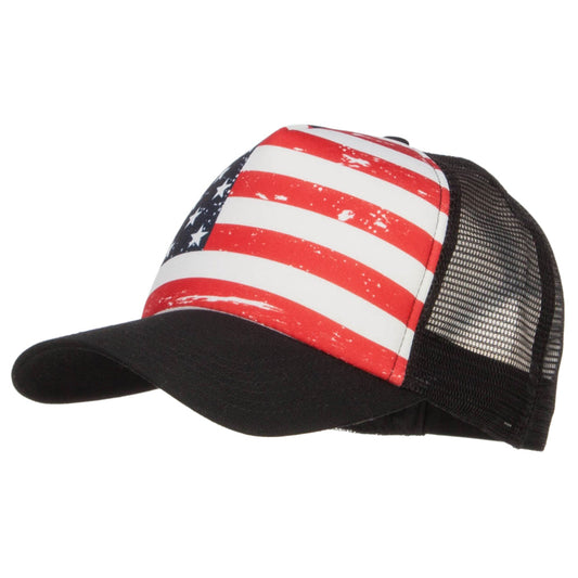 USA Flag Foam Trucker Cap