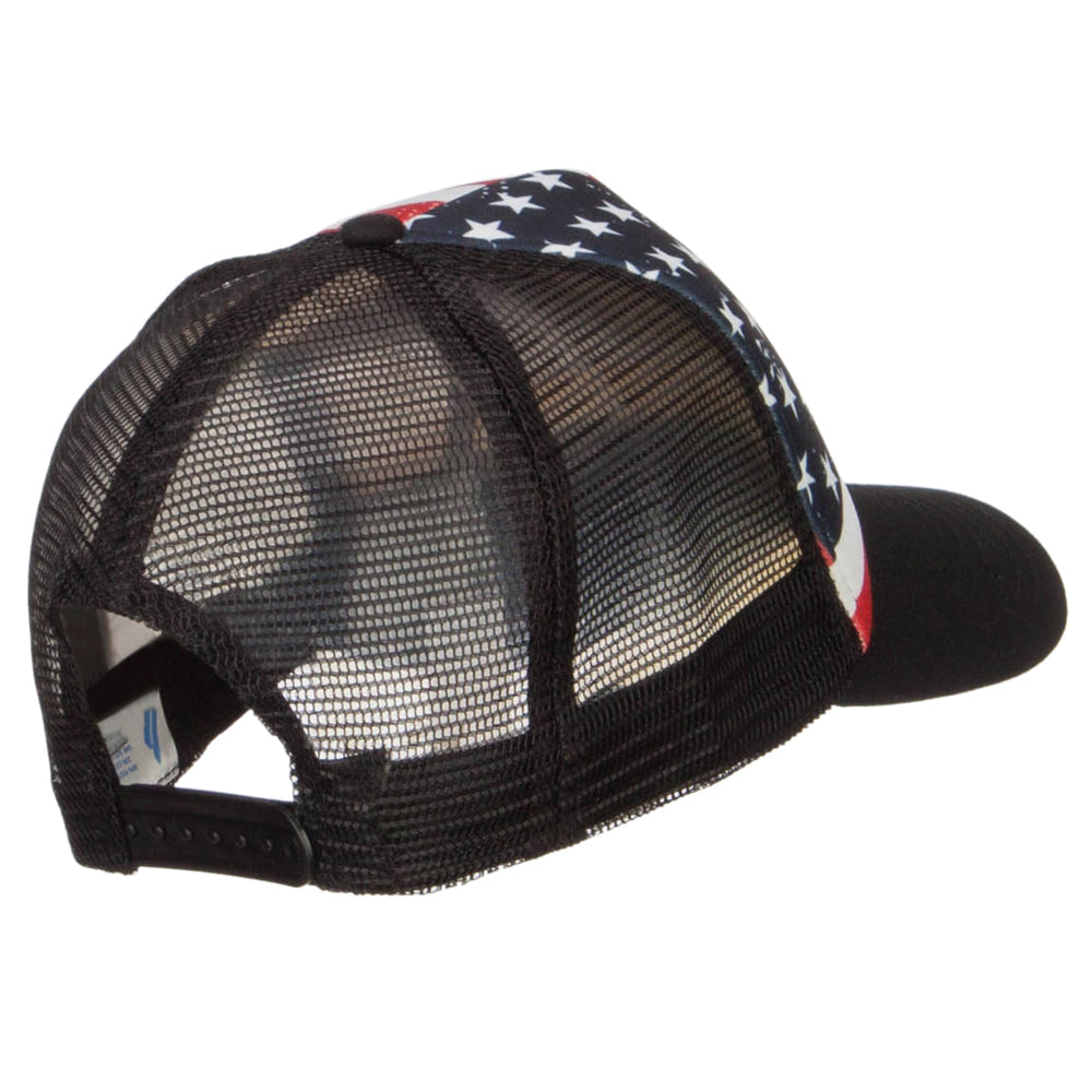 USA Flag Foam Trucker Cap