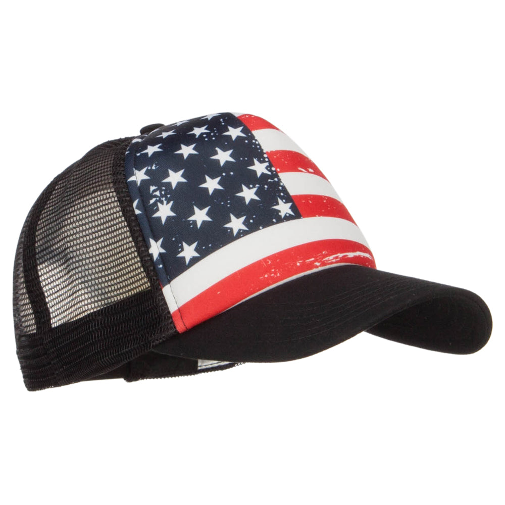 USA Flag Foam Trucker Cap