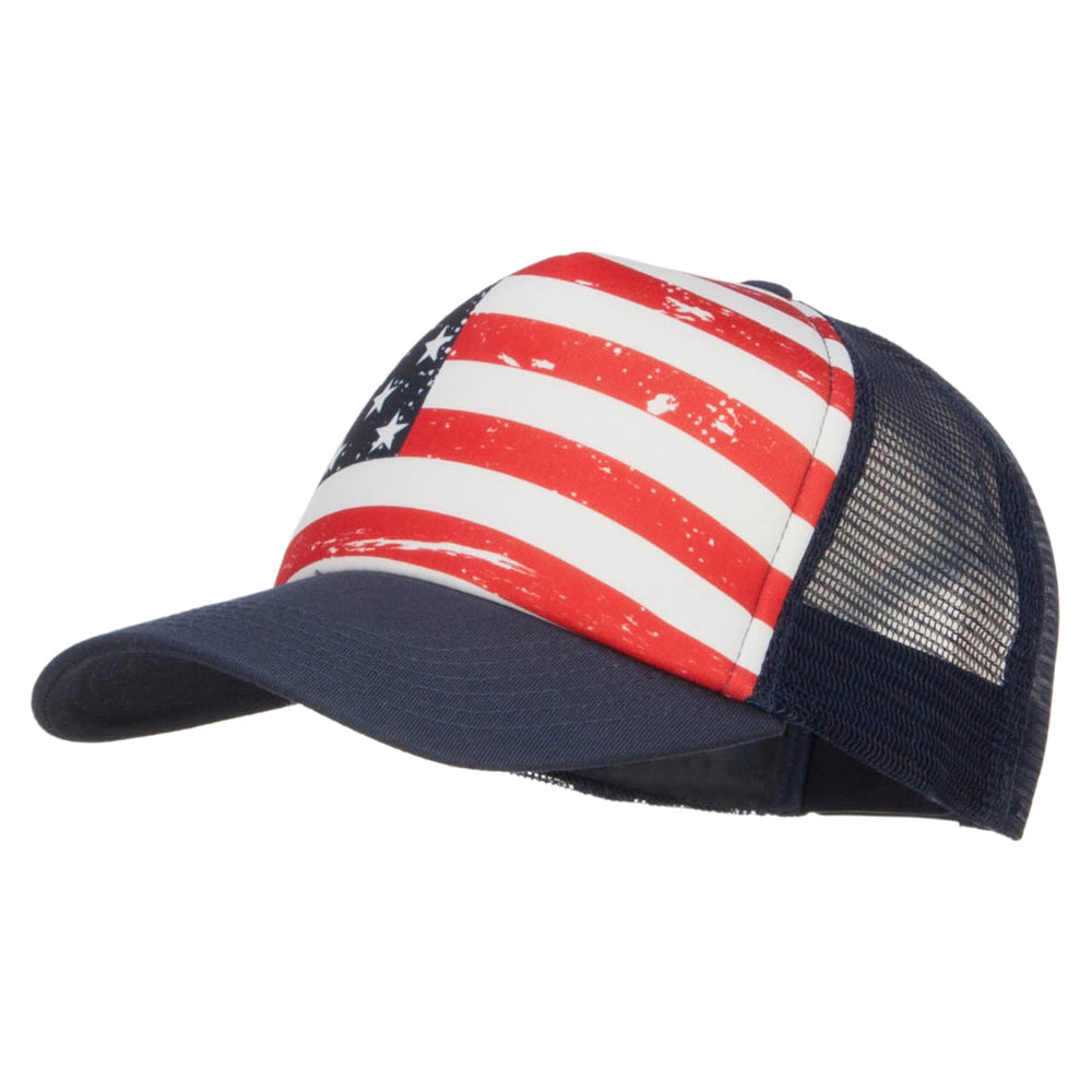 USA Flag Foam Trucker Cap