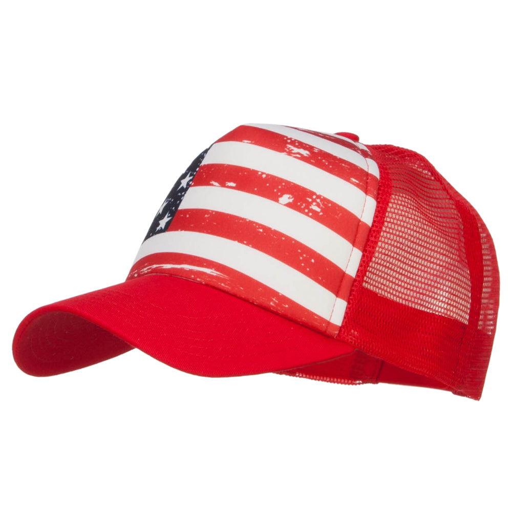 USA Flag Foam Trucker Cap