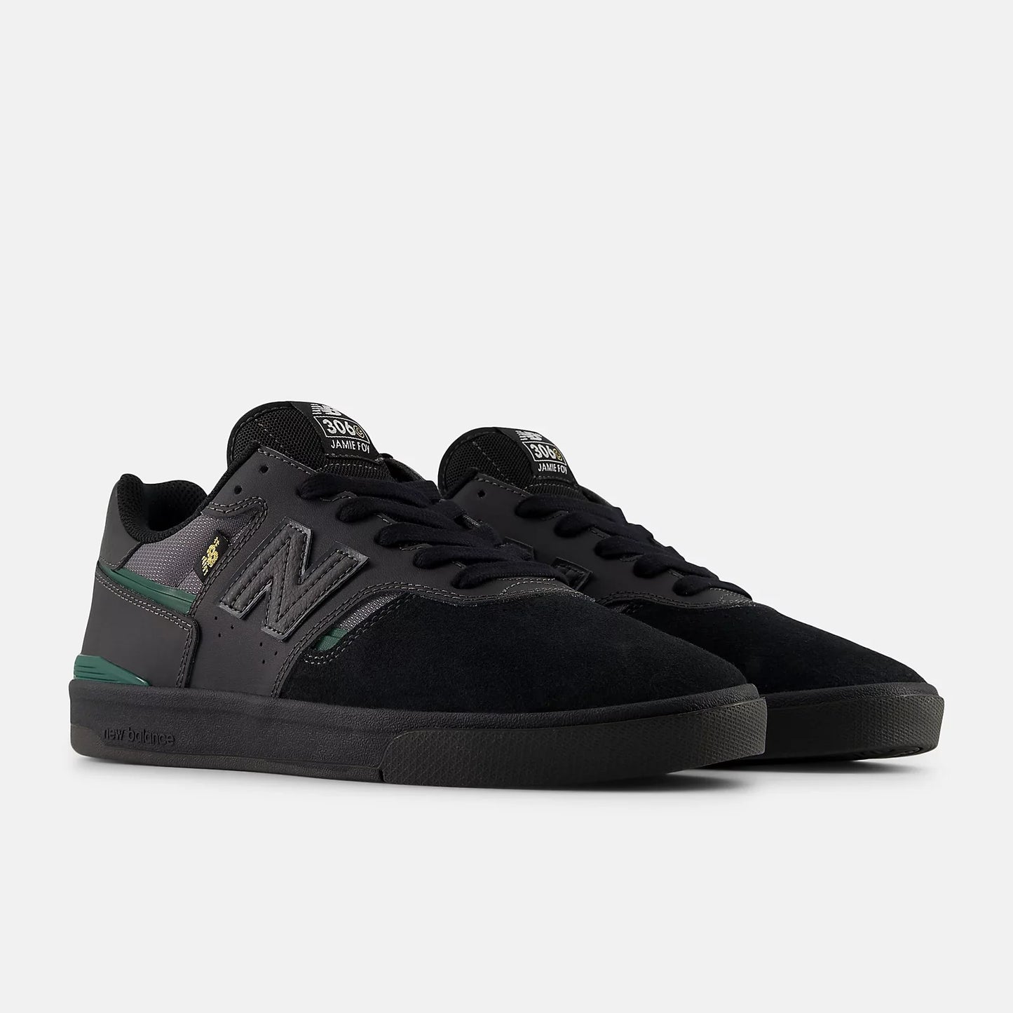 New Balance Shoes Numeric Jamie Foy 306 - Black/Nightwatch Green