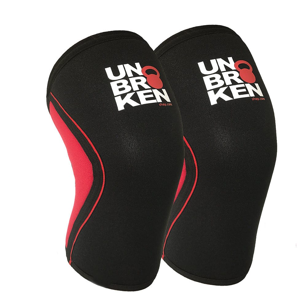 Reversible Knee Sleeves Red Pair
