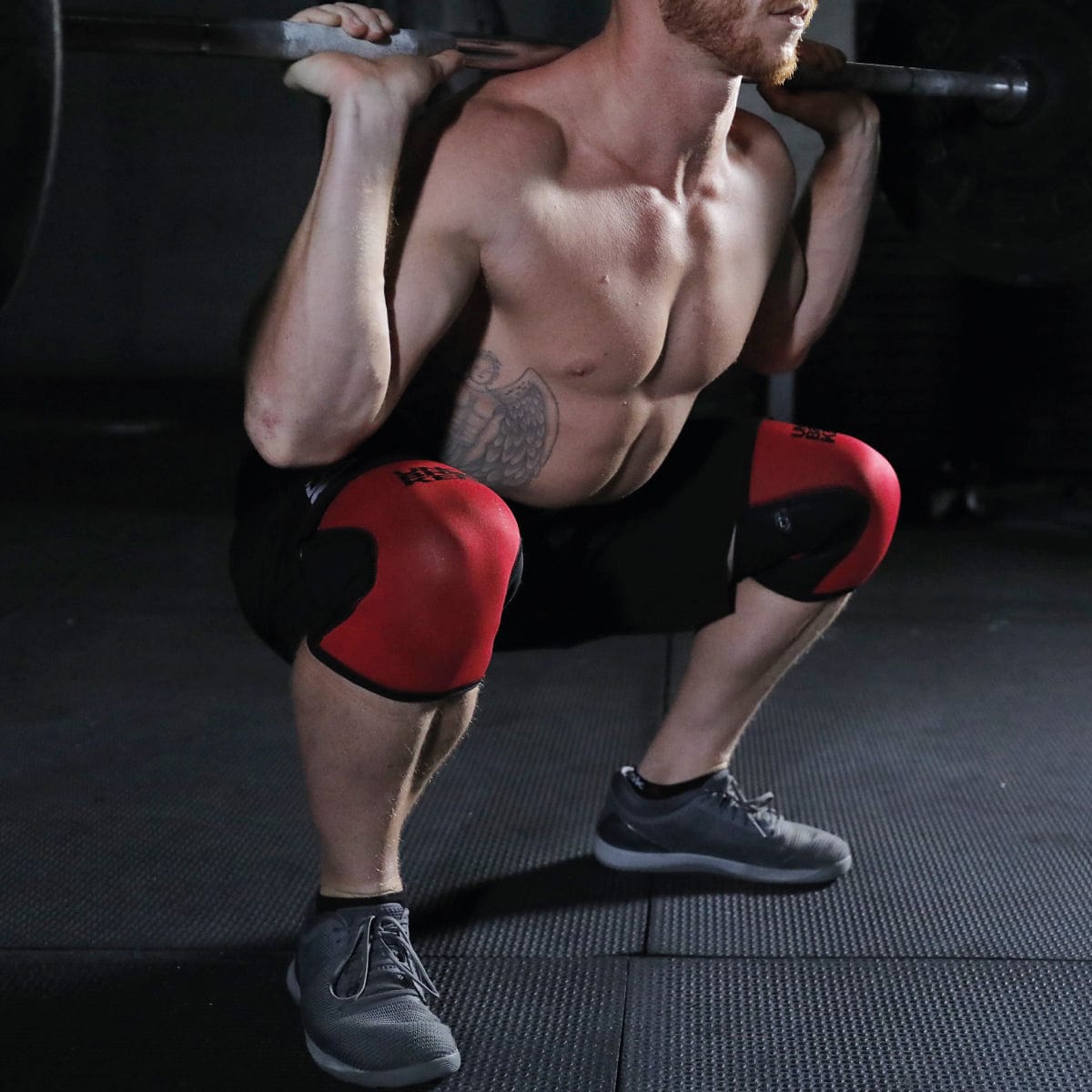 Reversible Knee Sleeves Red Pair