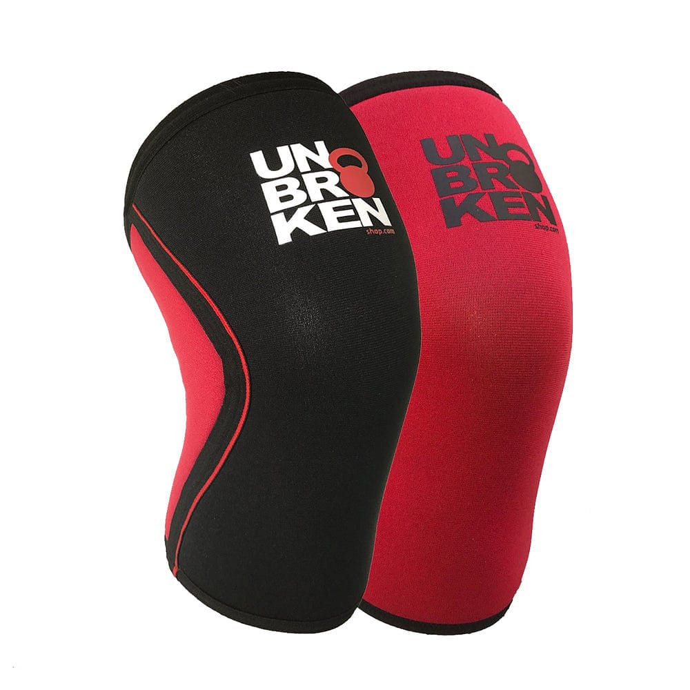 Reversible Knee Sleeves Red Pair