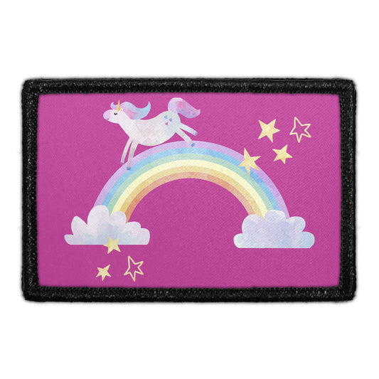 Unicorn Over The Rainbow - Removable Patch