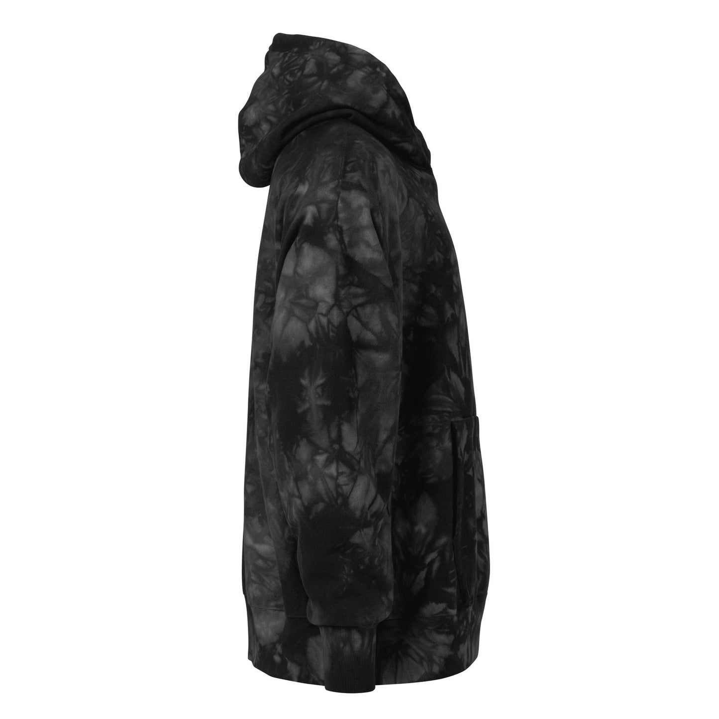 Champion HEAVY Hoodie - Comfortable Cotton Fleece Hoodie with Unique Scrunch-Dye Pattern