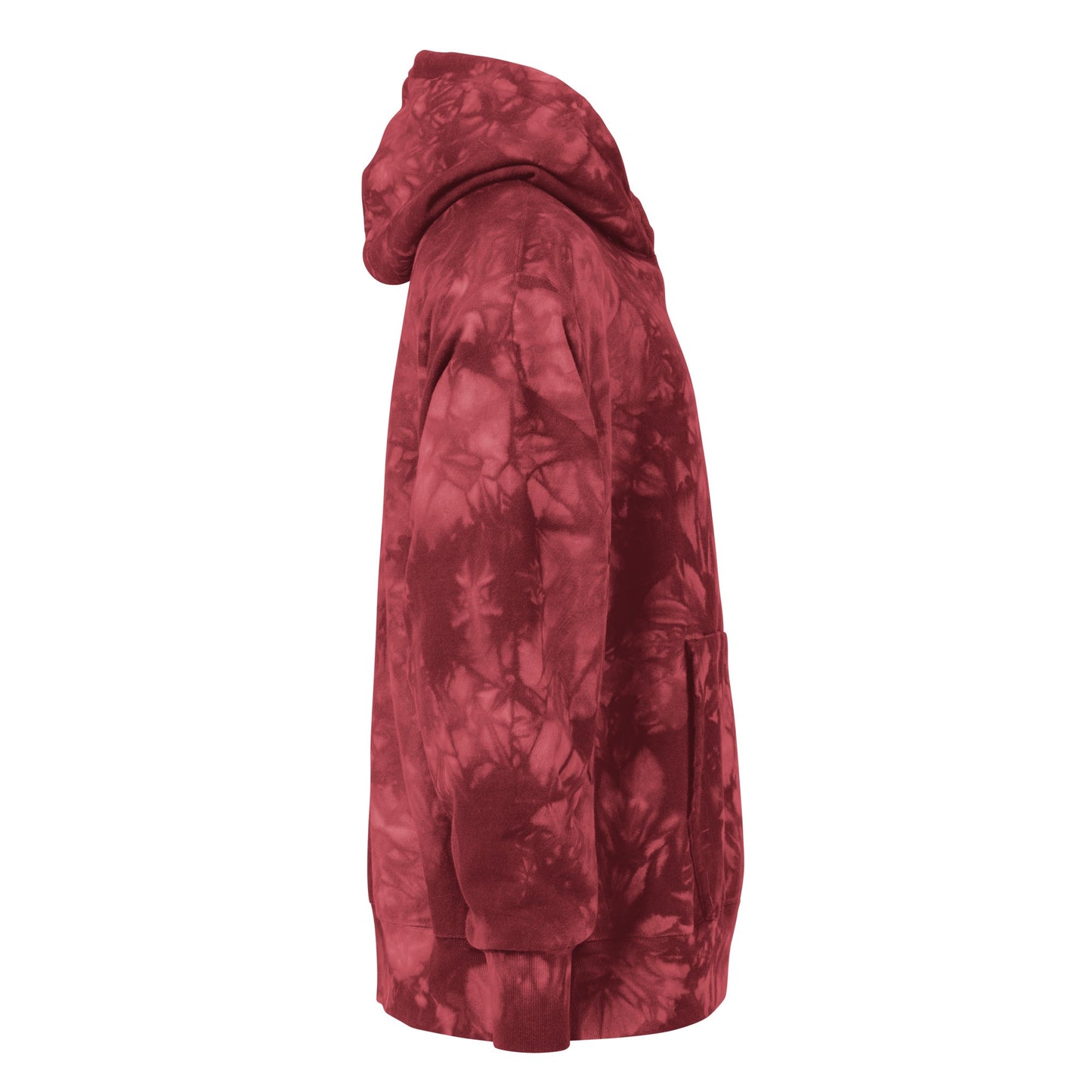 Champion HEAVY Hoodie - Comfortable Cotton Fleece Hoodie with Unique Scrunch-Dye Pattern