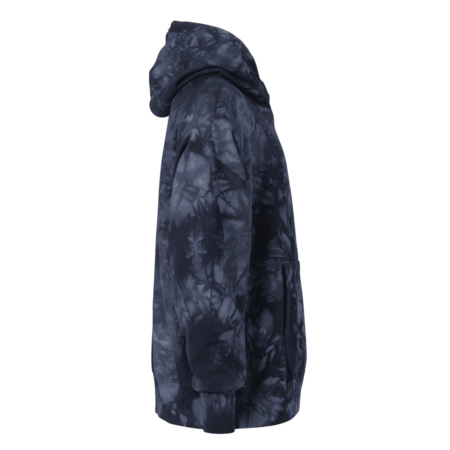 Champion HEAVY Hoodie - Comfortable Cotton Fleece Hoodie with Unique Scrunch-Dye Pattern