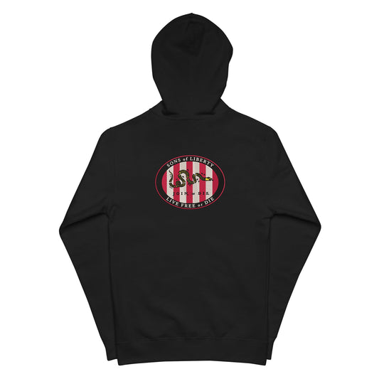 Sons of Liberty Embroidered Fleece Zip Hoodie