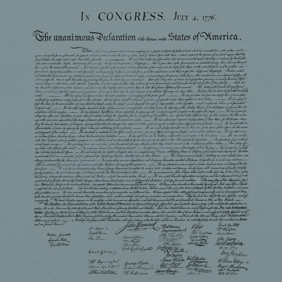 Declaration of Independence Garment-dyed Heavyweight T-Shirt