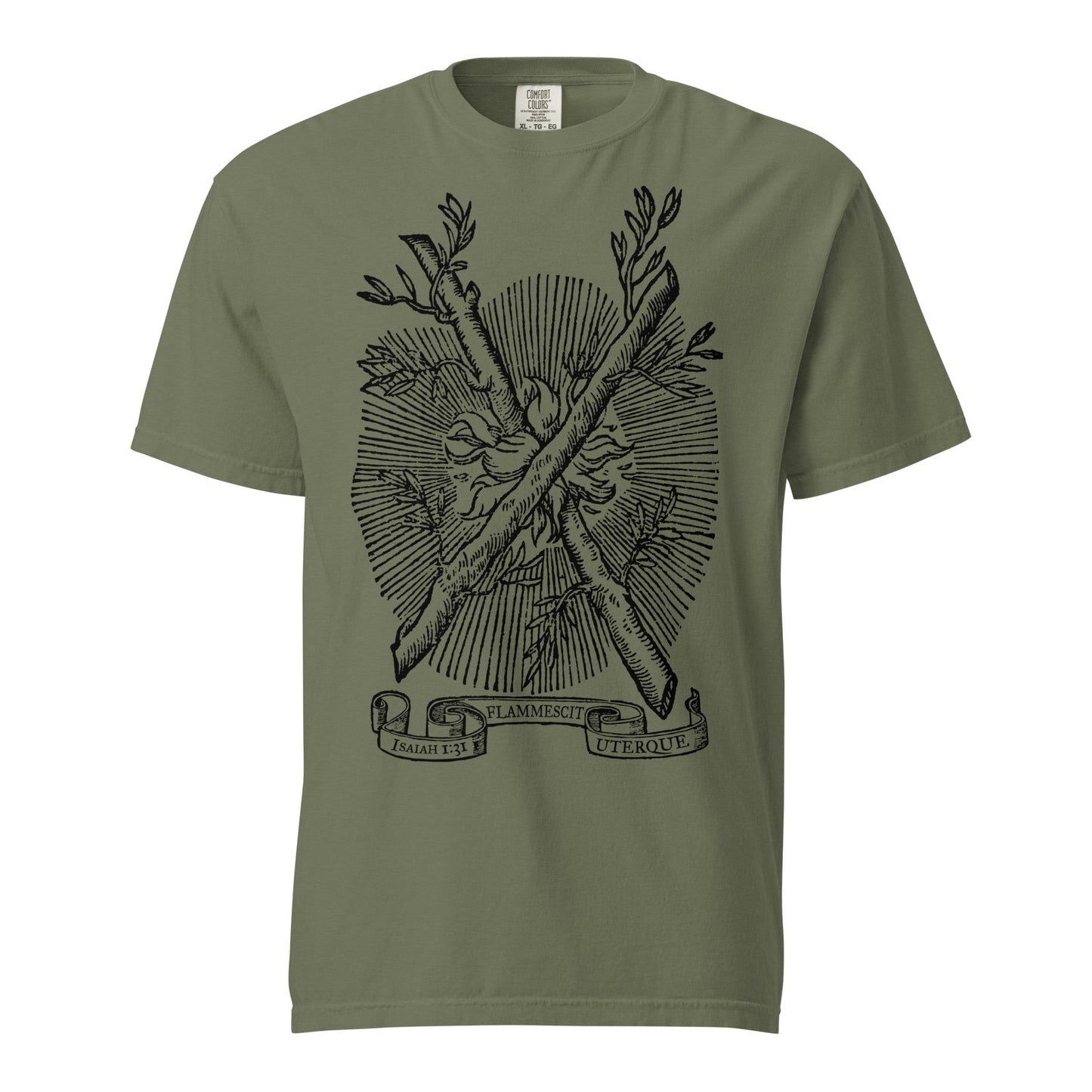 Both of Them Do Burn Heavyweight Graphic T-Shirt