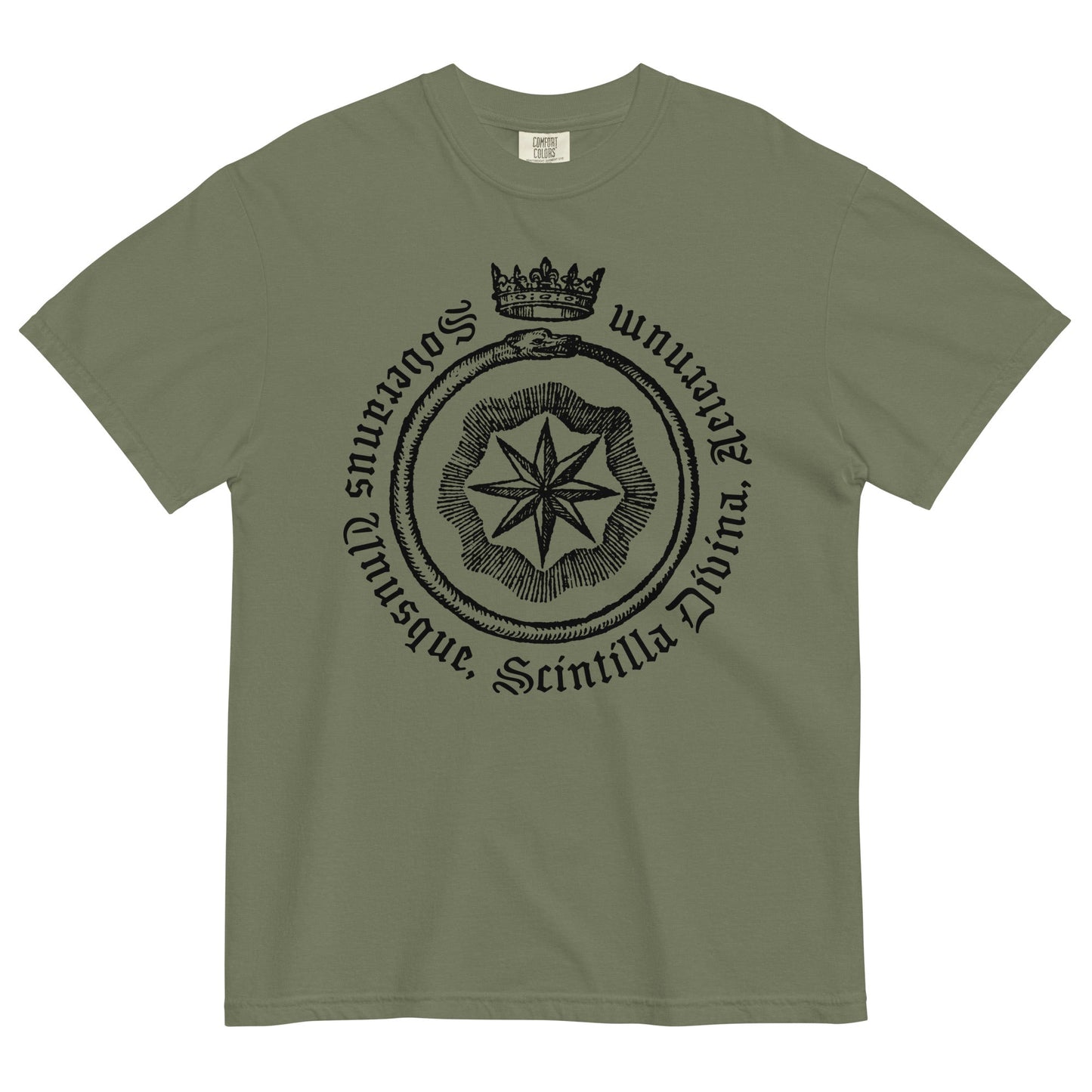 Each Sovereign Ouroboros Garment-dyed Heavyweight Graphic T-Shirt