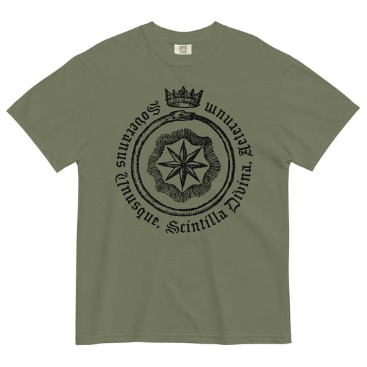 Each Sovereign Ouroboros Garment-dyed Heavyweight Graphic T-Shirt