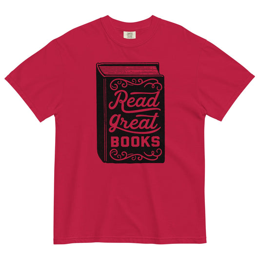 Read Great Books Garment-dyed Heavyweight T-Shirt