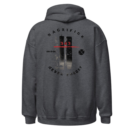 9/11 Never Forget 343 Twin Towers Hoodie