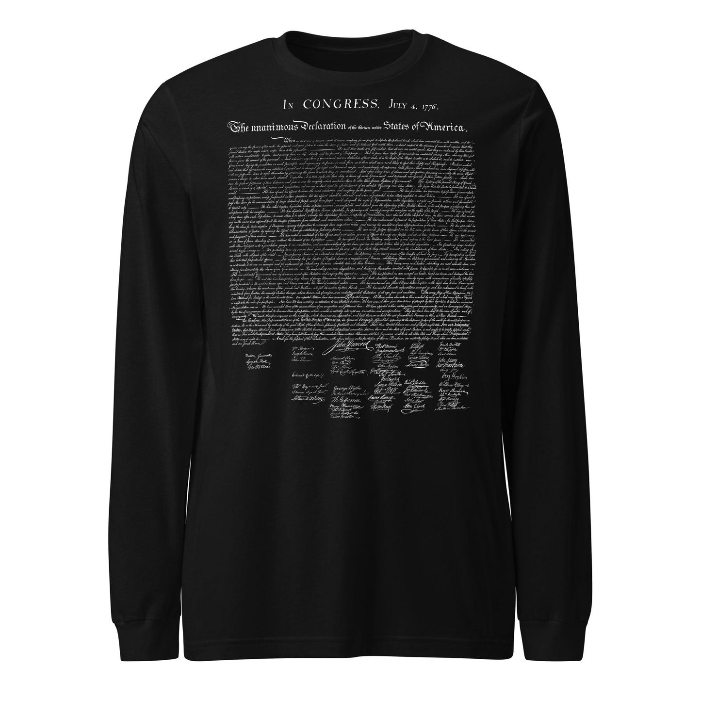 Declaration of Independence Long Sleeve Tee
