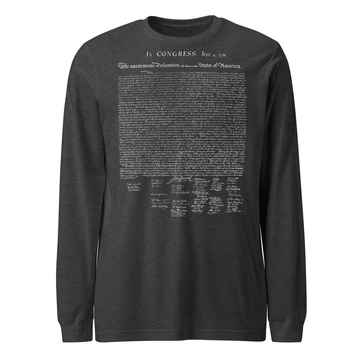 Declaration of Independence Long Sleeve Tee