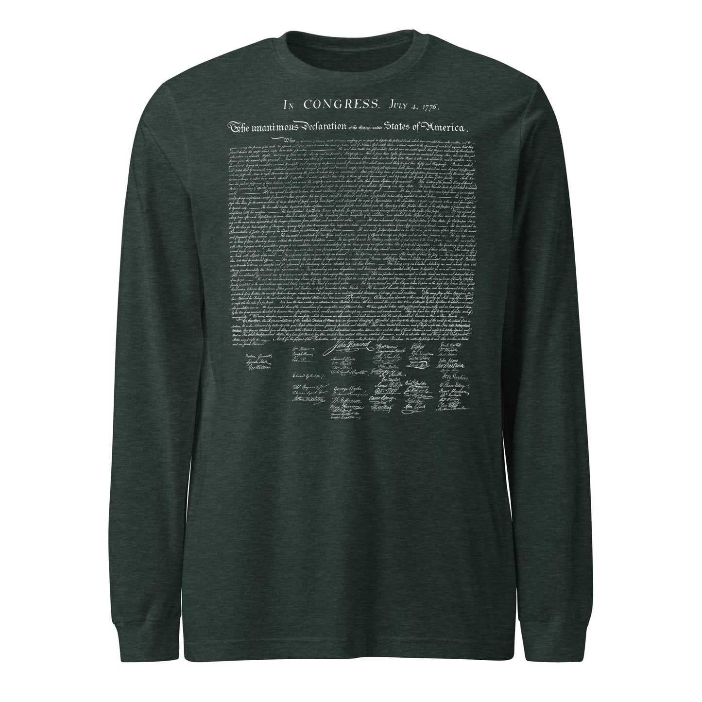 Declaration of Independence Long Sleeve Tee